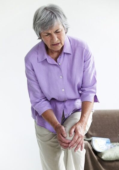 Knee pain due to osteoarthritis